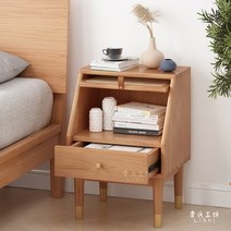 라탄 사이드 테이블 틈새 협탁 일본식 화장대 콘솔, B