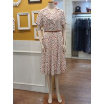 BCBG 비씨비지 여름23 베이 프린트 원피스 B3B5O651
