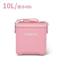 이글루 캠핑 감성 낚시 피크닉 쿨러 아이스박스 10L 48H지속, 핑크