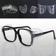 12mm 측면 투명 안전 고글 안경 실험 작업 보안 보호 눈 안구, 단품