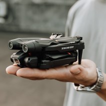 hs450 홀리스터 입문용 미니 드론 Z908 프로 전문 4K HD 카메라 4 광학 흐름 현지화 3 면 장애물 회피 쿼드콥터 장난감 선물, [11] Dual 4K 2B Black