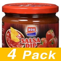 Xox 살사 딥 소스 Salsa Dip Sauce Kpf 300G 4개