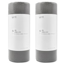 예밀 일회용 수세미 60매 X 2롤 주방 항균 위생수세미, 그레이
