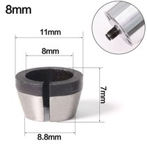 6mm 6.35mm 8mm 콜렛 척 어댑터 조각 트리밍 머신 전기 라우터