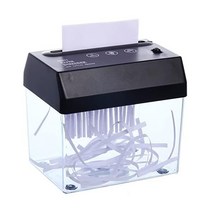 Auto Paper Shredder - Portable Mini Paper Shredder A6 Document Cutter File Cutting Machine
