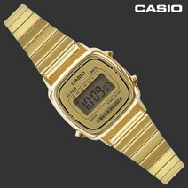 LA670WGA-9 빈티지 카시오 메탈 전자 시계 CASIO 금장
