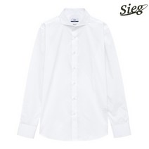 화이트 코튼 혼방 스탠다드 핏 셔츠 (PCBAA5501)