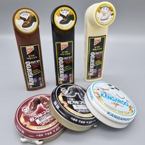 캉가루 구두 약 광택제 닦이 왁스 신발얼룩제거 황변제거제 액체 고체 검정 갈색 무색 투명, 액체-블랙