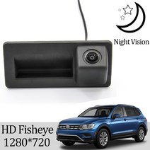 폭스바겐 부품 악세사리 파츠 Owtosin-HD 720P 후방 트렁크 핸들 카메라 폭스 바겐 VW 티구안/티구안 L MK, 한개옵션0