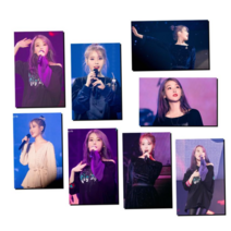 아이유포카 포토카드 고화질 코팅 아이유 고퀄리티 포스트카드 고급 굿즈 여자아이돌 프리미엄, IU-HB18, 5인치 사진 8장 (코팅)