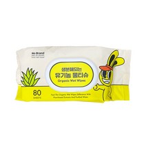 한울생약 생분해되는 유기농 물티슈 80매