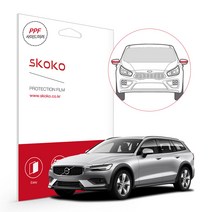 스코코 볼보 V60 크로스 컨트리 2020 사이드미러 PPF 보호필름, V60 크로스컨트리 2020:사이드미러 무광