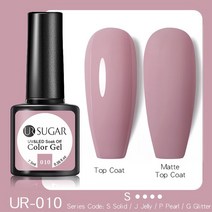 네일 폴리셔UR Sugar-네일용 젤 폴리쉬 매니큐어 7.5ML 크리스마스 반영구 베르니스 탑 코트 UV LED 컬러, 한개옵션1, 68 10
