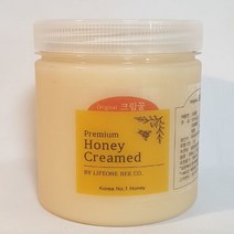 유럽식꿀 국내산 100% 크림꿀 야생화맛 벌꿀 Korean farmmer Creamed Honey, 380g