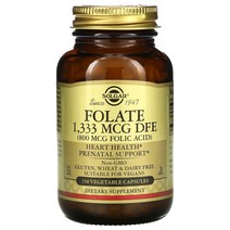 솔가 Solgar 엽산 800mcg 베지 캡슐 250정, 1개