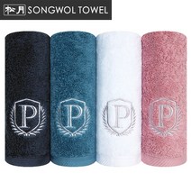 송월타올 프레스티지 40수 180g 호텔수건, 진청, 1장