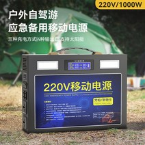 캠핑용파워뱅크 220V 차박용 배터리 밧데리 모바일 실외 전원 소켓 가있는 휴대용 대용량 노트북 충전 자율 주행 투어 라이브 방송 스톨 정전 비상 차량 고전력 가정용, [13] 1000W240000mAh 960wh