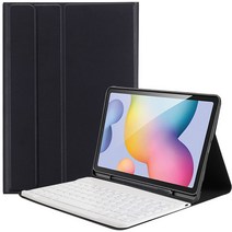 갤럭시탭S7 11인치 S펜수납 케이스 블루투스키보드 SM-T870/T875, 검정