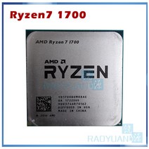 AMD 라이젠 7 1700 CPU 프로세서 R7 3.0 GHz 8 코어 16 스레드 C3 16M 65W YD1700BBM88AE 소켓 AM4, 한개옵션0