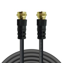 DWS RF 동축 안테나 TV 유선 연결 케이블 선 1.5M, 1개