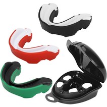 3피스 Soft Mouth Guard Shield Case Teeth Grinding Boxing MMA Sports MouthPiece US 572055