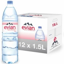 evian Natural Spring Water 생수 스프링 워터 천연 샘물 에비앙 500ml 24개 405oz