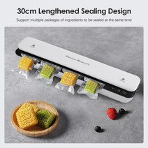 110V/220V Vacuum Sealers For Food Storage Household Eletric Sealing Packaging Machine With 10Pcs Bag, 02 US Plug