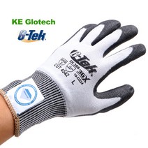 절단방지장갑 베임 방지 5단계 PIP 다이니마 다이아몬드 섬유 강철 보강 고급 절단 저항성 CUT RESISTANT GLOVES 베임방지장갑 케블라 장갑 내절단석 유리 금속 작업, 공의산업 절단방지장갑 L