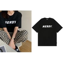 널디 트레이닝복 여름 NERDY 츄리닝 반팔티 티셔츠 반소매 스우파 1-116008
