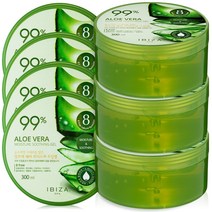 이비자 알로에베라 알로에 수딩젤 대용량 300ml X7개, {EB1} 알로에 수딩젤 300ml 7개
