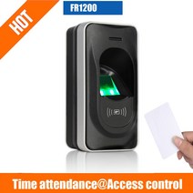 지문인식도어락 무타공 최고의 가격 IP65 방수 지문 판독기 FR1200 호환 F18 F2 Inbio 소형 슬레이브 리더, 01 Basic