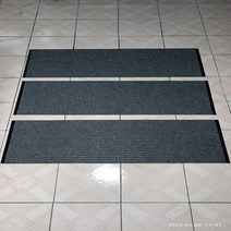 계단 미끄럼방지 패드 다양한 컬러 미끄럼 방지 테이프 매트 시트 부착형 두꺼운 패드 미니 카펫, 멜란지그레이-삼단가라 + 28×90cm개