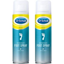 [일본 손발 케어용품] 의약외품닥터 숄 데오드란트 풋 스프레이 발용 제한 스프레이 150ml, 풋 스프레이×2
