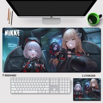 승리의 여신 Nikke 게임 승리의 여신 니케 캐릭터 굿즈 마우스패드 장패드, 900X400X3MM, K
