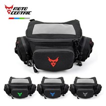 [아띠꼴로] 오토바이 프론트백 바이크 리어백 사이드백 스쿠터 핸들가방 허리색 레그백 힙색, 그레이