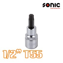 SONIC 소닉 1/2인치 톡스비트소켓 T55 별비트소켓 83606255