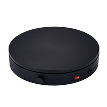 3D VR 촬영 360도 자동 회전 턴 테이블 대형 회전 버튼 속도 조절 50cm베어링100KG, 화이트, 200KL20