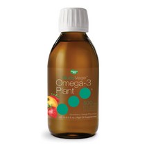 Natures Way 네이처스 웨이 식물성 알러지 오메가3 Algae 해조류 초임계 RTG DHA 딸기 오렌지 맛 액상 500mg 6.8fl oz (200ml)
