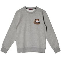 리오베니슨 레서판다 자수 기모 맨투맨 남성 커플티 남녀공용 MTM [클리어런스특가]