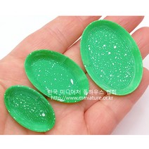 미니어처 분식 떡볶이 접시 크기 / 미니어처 돌하우스 모형용 소품/레트로 미니어처 그릇, 대1개