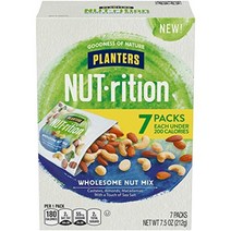 플랜터 (미국직배) 1+1+1 저염 믹스넛 7팩 NUTrition Lightly Salted Wholesome Nut, 3개