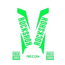 차량셀프도색 자동차보수 RockShox RECON 스타일 자동차 오토바이 산악 자전거 프론트 포크 용 패션 스티커, 05 green_04 40cm