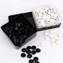 국내산 바둑알 19mm 흑돌 백돌 바둑 오목 바둑왕 보드게임 알까기