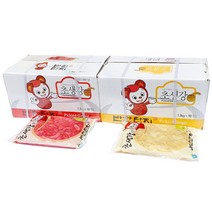 반찬단지 초생강 생강절임 1.3kg-10개 (선택 박스 백색/적색), 초생강 (백색) 1.3kg-10개