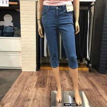 뱅뱅 허리속부분 밴딩 스판성이 뛰어난 여성 칠부바지 NQH515-0