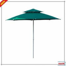 펜션파라솔 고급 2단(국산) 기본형(받침별매) D764, 노랑