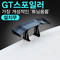 [KT알파쇼핑]미니GT스포일러 /화이트/3D카본/컬러익스텐드, A18-옐로우 익스텐디드