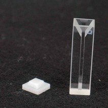 350ul 1mm 내부 너비 마이크로 JGS1 석영 큐벳 셀 2 윈도우 뚜껑 포함