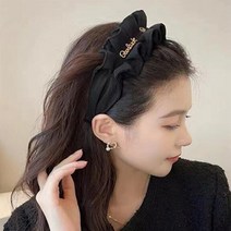 샤방 소두로 만들어주는 러플장식 핸드메이드 헤어밴드5컬러 넓은 반다나스타일 머리띠HB-1009