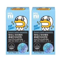 일동 마이니 아이케어 루테인 지아잔틴 복합 추출물 셀렌 아연 비타민A 비타민B 결명자 함유 눈건강 식약처인증 건강기능식품, 2개, 루테인지아잔틴 30캡슐